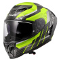 Casque Integral LS2 Dragon Trax Hi-Vis Yellow FF807