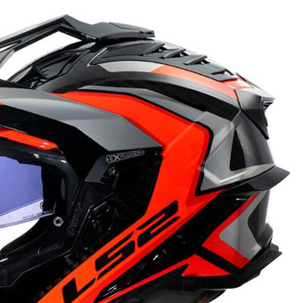 LS2 Explorer Carbon Frontier II Orange MX701