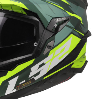 LS2 Explorer Spire Green Hi-Vis Yellow MX701