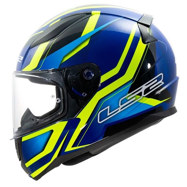 LS2 Rapid II Flitz H-Vis Yellow Blue FF353