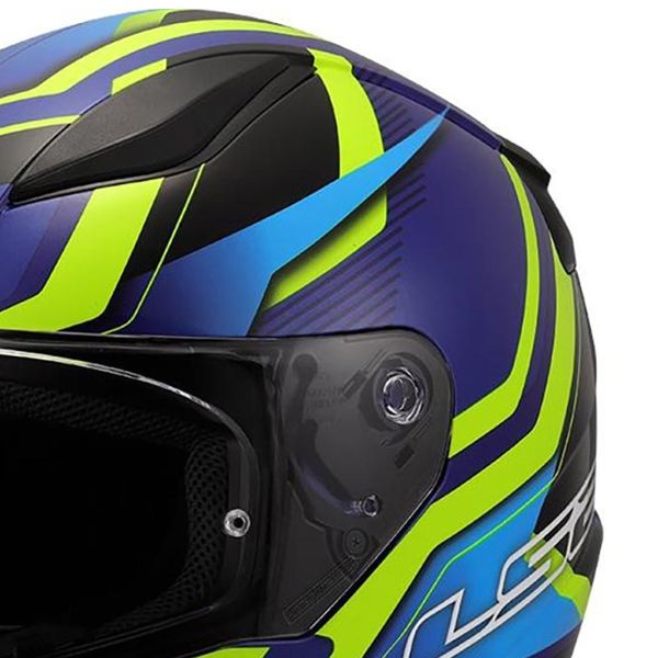 LS2 Rapid II Flitz H-Vis Yellow Blue FF353