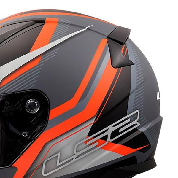 LS2 Rapid II Flitz Orange Grey FF353