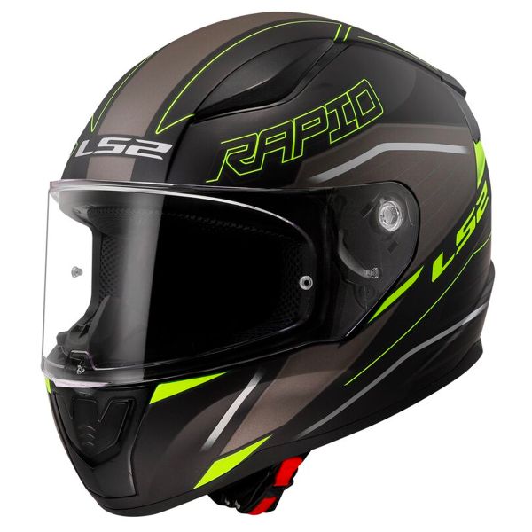 Rapid II Rokku Matt Black H-V Yellow FF353