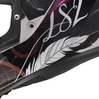 LS2 Rapid III Boho White Black Pink FF820
