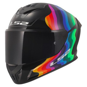 Casque Integral LS2 Rapid III Flow Black Multi FF820