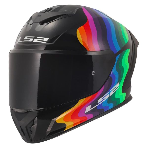 Casque Integral LS2 Rapid III Flow Black Multi FF820
