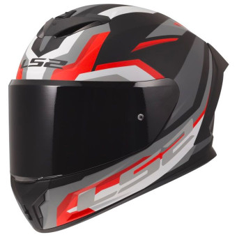 Casque Integral LS2 Rapid III Hyper Black Red FF820