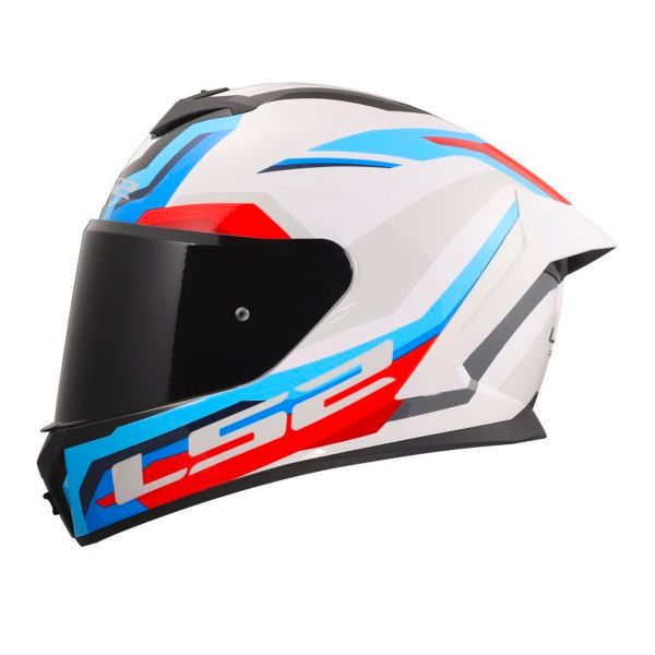 LS2 Rapid III Hyper White Blue Red FF820