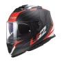 Casque Integral LS2 Storm II Nerve Matt Black Red FF800