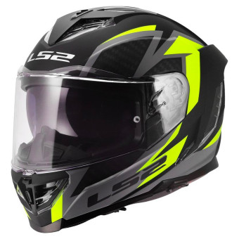 Casque Integral LS2 Storm III Dynamo Black H-V Yellow FF818