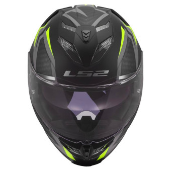 LS2 Storm III Dynamo Black H-V Yellow FF818