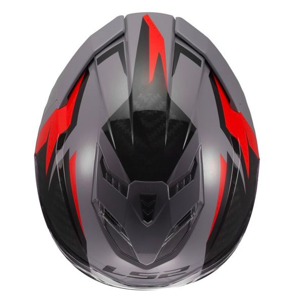 LS2 Storm III Dynamo Grey Red FF818