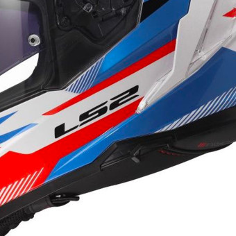 LS2 Storm III Komai White Blue Red FF818