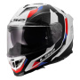 Casque Integral LS2 Storm III Sporty White Blue Red FF818