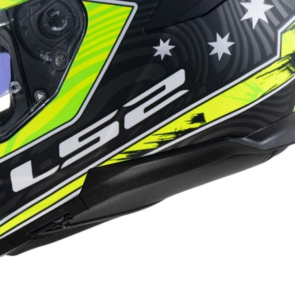 LS2 Stream II Galdam Black H-Vis Yellow FF808