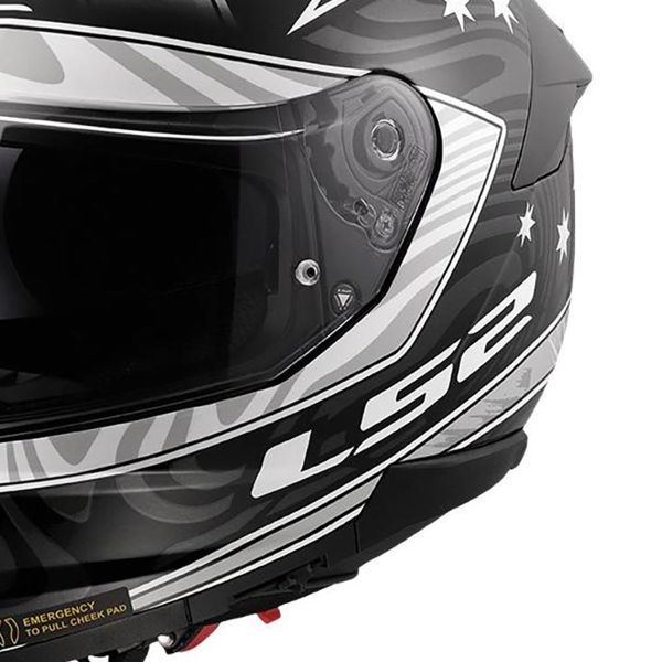 LS2 Stream II Galdam Black White FF808