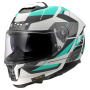 Casque Integral LS2 Stream II Road Cyan Light Grey FF808