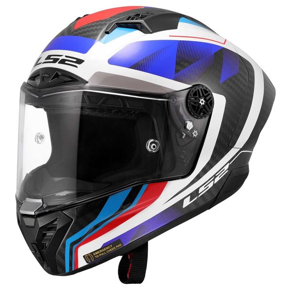 Casque Integral LS2 Thunder GP Aero Raute Blue Red FF805 Casque Integral LS2 Thunder GP Aero Raute Blue Red FF805