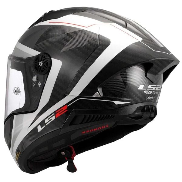 LS2 Thunder GP Aero Raute White Grey FF805