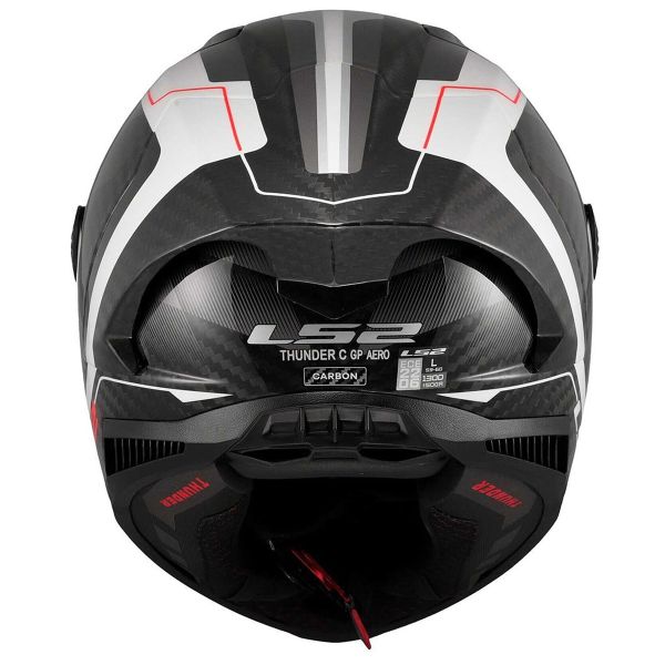 LS2 Thunder GP Aero Raute White Grey FF805