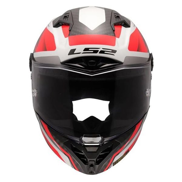 LS2 Thunder GP Aero Raute White Red FF805