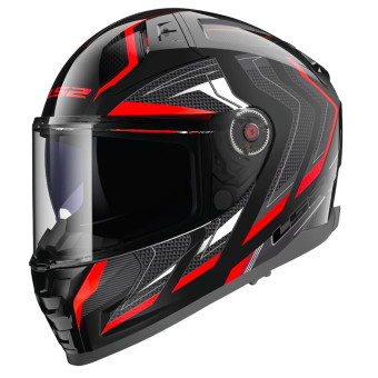 Casque Intégral Moto LS2 Vector II Carbon - Homologation ECE 22.06, Fibre De Carbone, Léger (~1300g), Visière Pinlock Incluse