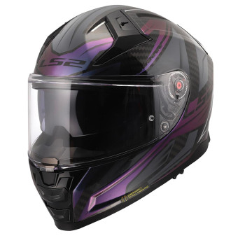 Casque Integral LS2 Vector II Carbon Savage Chameleon FF811