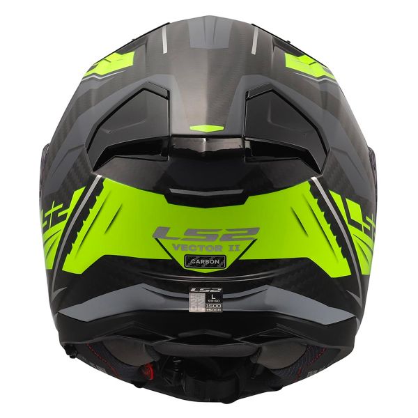 LS2 Vector II Carbon Savage H-V Yellow FF811