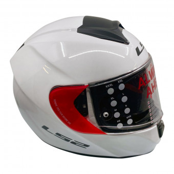 Casque Integral LS2 Vector White FF397 / Taille L [Reconditionn]
