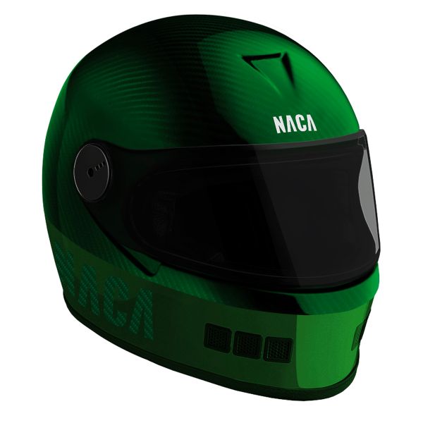 Casque Integral Naca Le Castellet Green Carbon