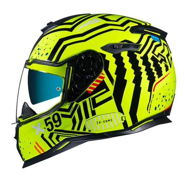 Casque Integral Nexx SX.100 Enigma Neon Black