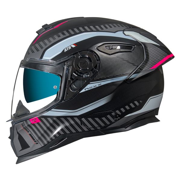 Casque Integral Nexx SX.100R Skidder Black Pink Mat