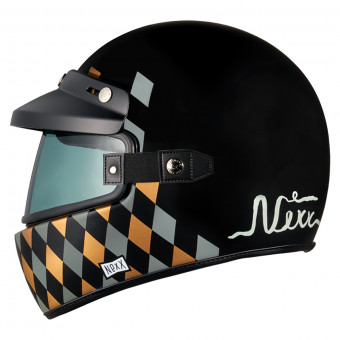 Casque Integral Nexx X.G100 Checkmate Black Mat Casque Integral Nexx X.G100 Checkmate Black Mat