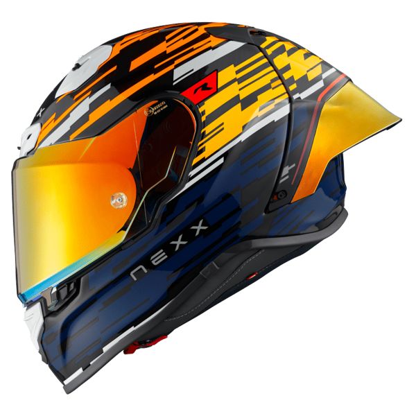 X.R3R Glitch Racer Orange Blue