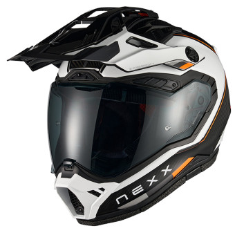 Casque Integral Nexx X.Rally Raid White Orange