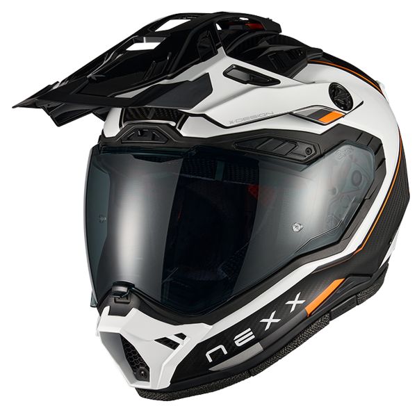 Casque Integral Nexx X.Rally Raid White Orange