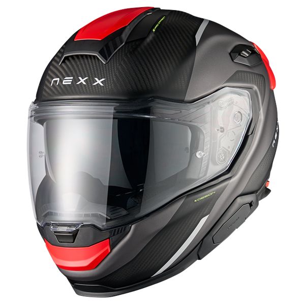 Casque Integral Nexx X.TR Rush Black Red Mat