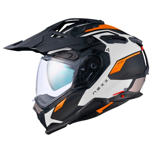Casque Integral Nexx X.WED3 Keyo White Orange Matt Casque Integral Nexx X.WED3 Keyo White Orange Matt