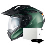Casque Integral Nexx X.WED3 Plain Forest Matt + X.COM 3 Pro