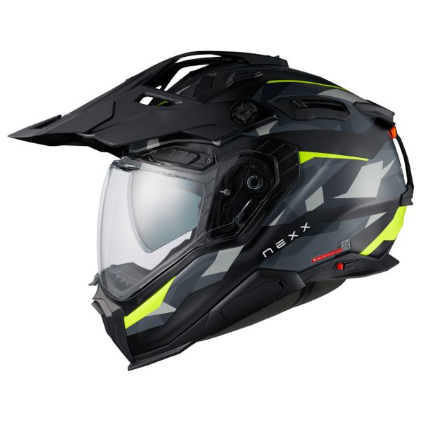 Casque Integral Nexx X.WED3 Trailmania Grey Neon Matt