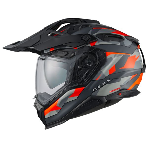 Casque Integral Nexx X.WED3 Trailmania Grey Orange Matt Casque Integral Nexx X.WED3 Trailmania Grey Orange Matt