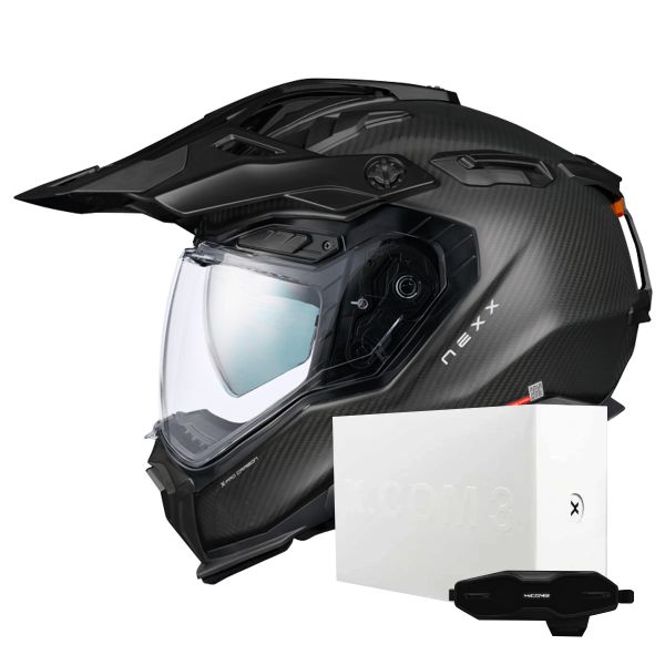 Casque Integral Nexx X.WED3 Zero Pro Carbon Matt + X.COM 3