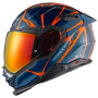 Casque Integral Nexx X.WST3 B-Side Blue Orange Teal
