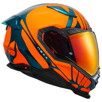 Nexx X.WST3 B-Side Blue Orange Teal + X.COM 3