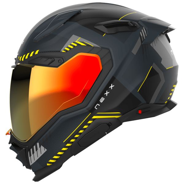 Casque Integral Nexx X.WST3 Fluence Grey Yellow Matt