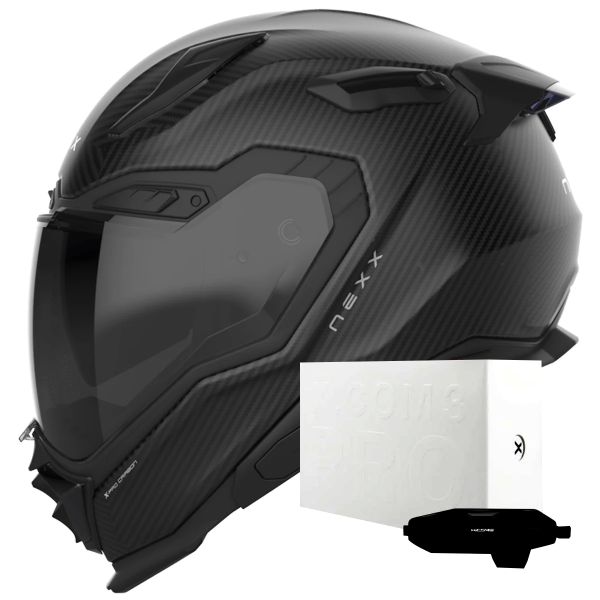 Casque Integral Nexx X.WST3 Zero Pro Carbon Matt + X.COM 3 Pro