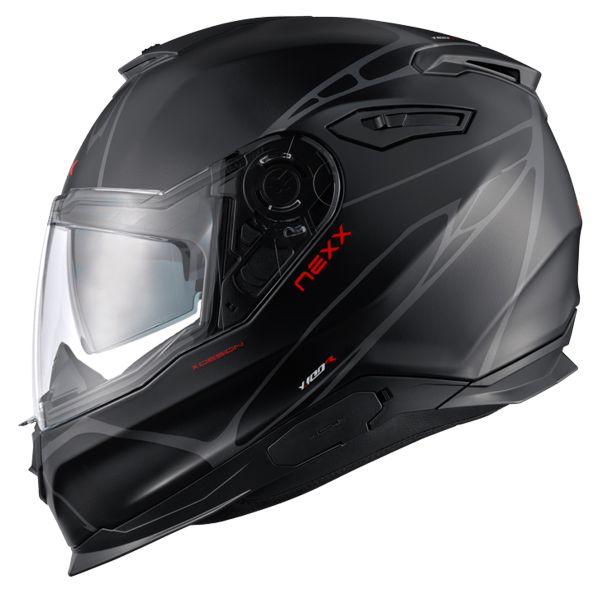 Casque Integral Nexx Y.100 B-Side Black Grey Matt