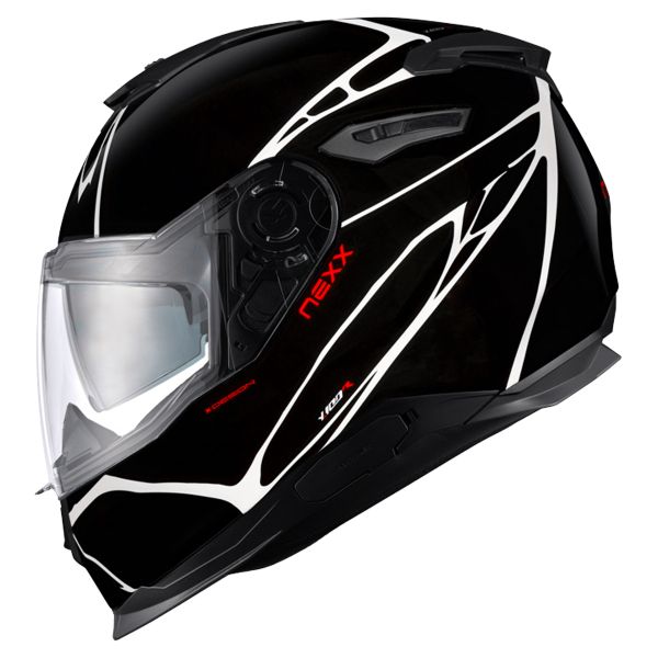 Casque Integral Nexx Y.100 B-Side Black White