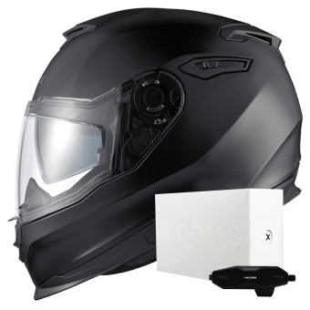 Casque Integral Nexx Y.100 Pure Black Matt + X.COM 3