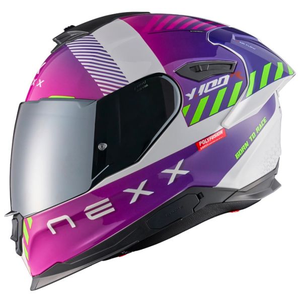 Casque Integral Nexx Y.100R Fade Purple White
